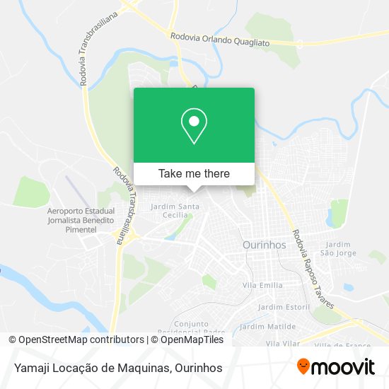 Yamaji Locação de Maquinas map