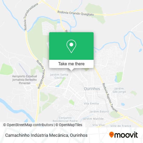 Camachinho Indústria Mecânica map