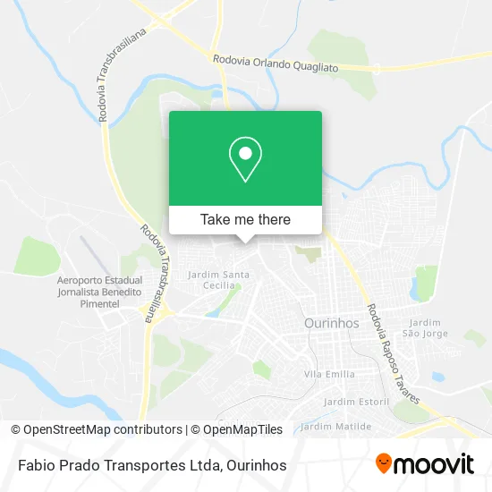 Fabio Prado Transportes Ltda map