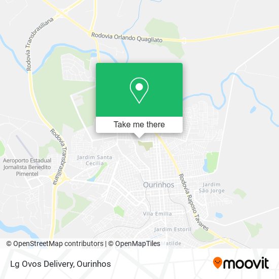 Mapa Lg Ovos Delivery