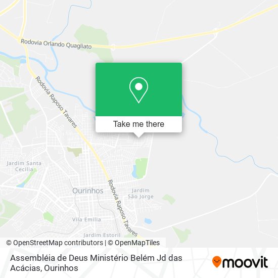 Assembléia de Deus Ministério Belém Jd das Acácias map