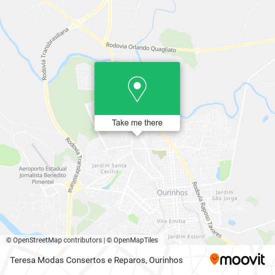 Teresa Modas Consertos e Reparos map