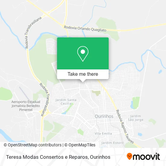 Teresa Modas Consertos e Reparos map