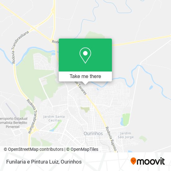 Funilaria e Pintura Luiz map