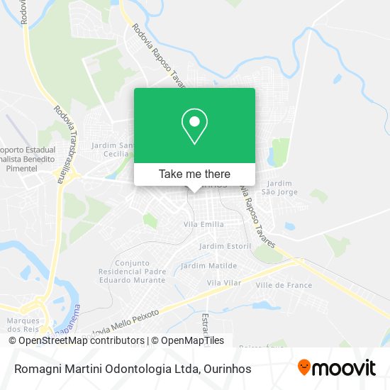 Romagni Martini Odontologia Ltda map