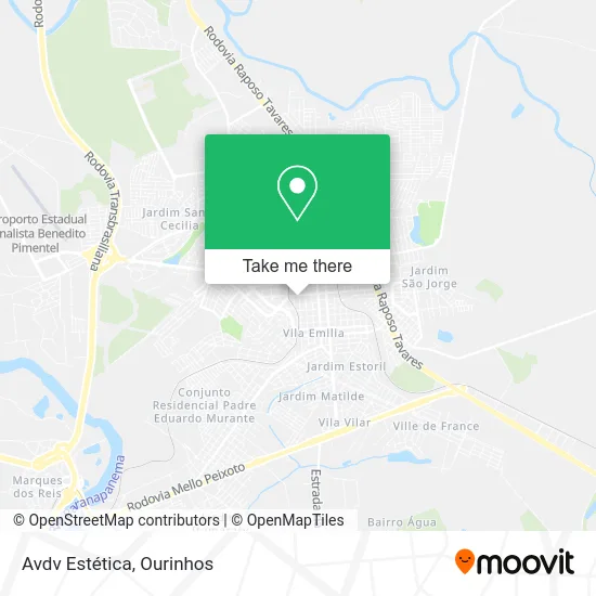 Avdv Estética map