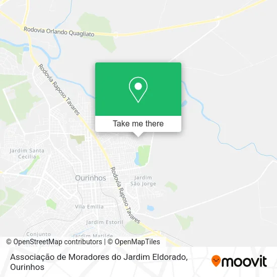 Associação de Moradores do Jardim Eldorado map