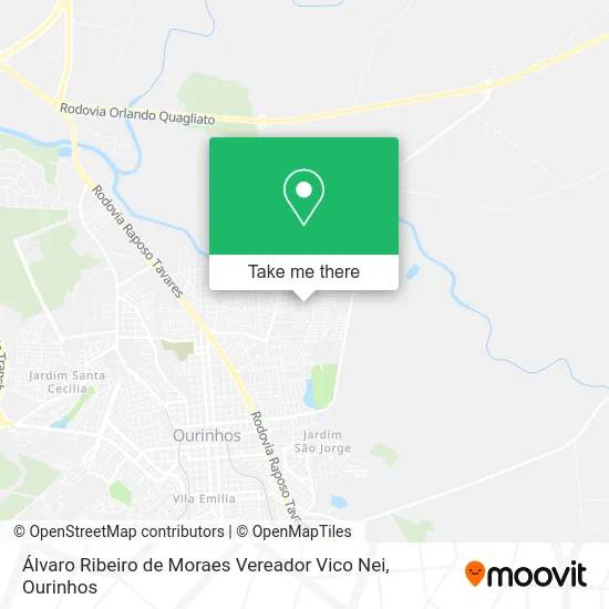 Álvaro Ribeiro de Moraes Vereador Vico Nei map
