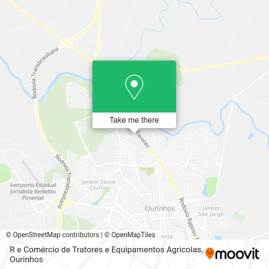R e Comércio de Tratores e Equipamentos Agricolas map
