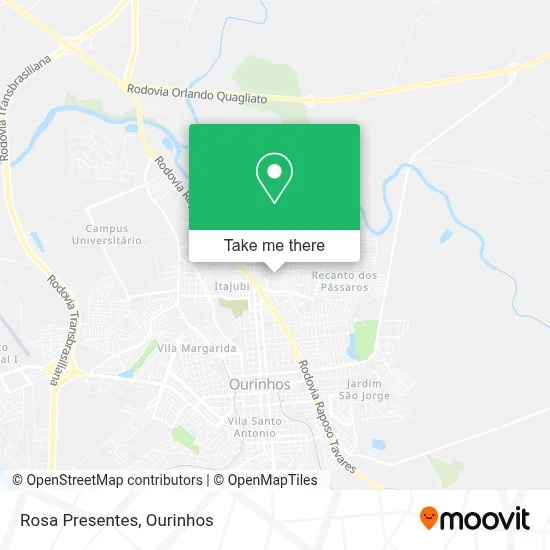 Rosa Presentes map