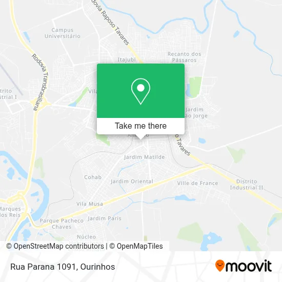 Rua Parana 1091 map