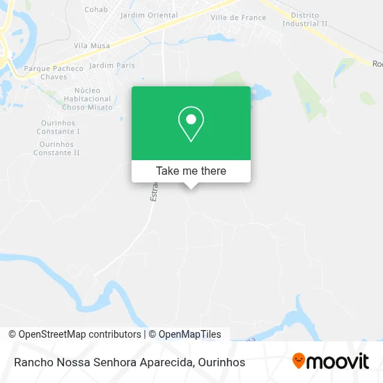 Rancho Nossa Senhora Aparecida map