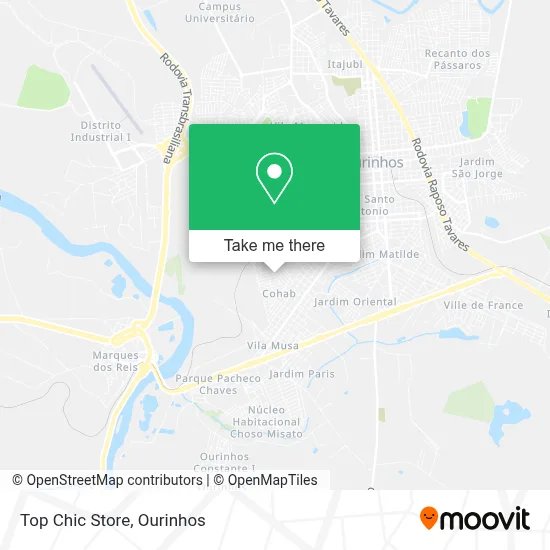 Top Chic Store map