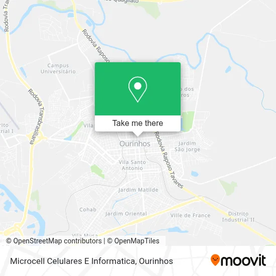 Microcell Celulares E Informatica map