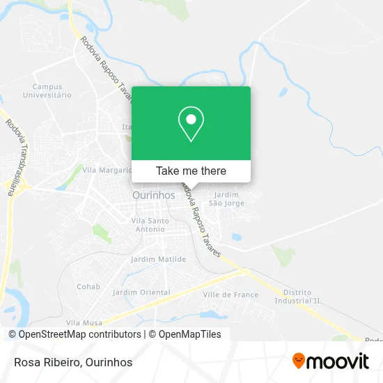 Rosa Ribeiro map