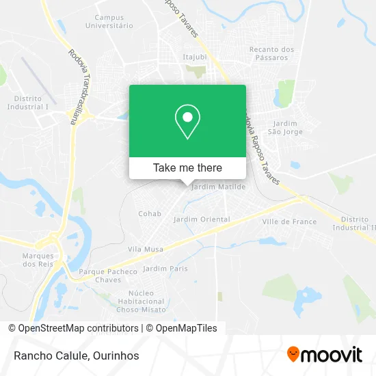Rancho Calule map
