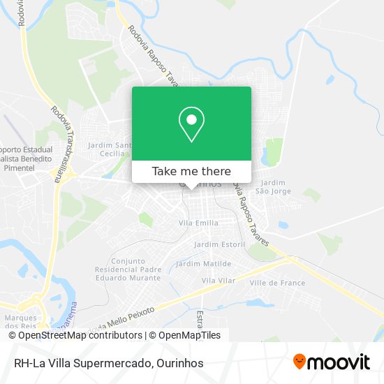 RH-La Villa Supermercado map