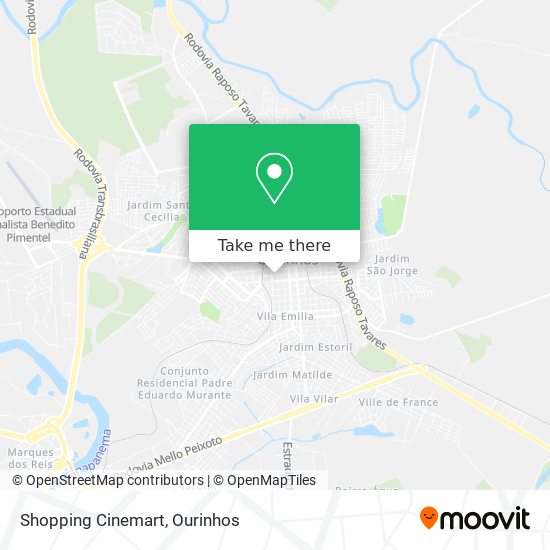 Shopping Cinemart map