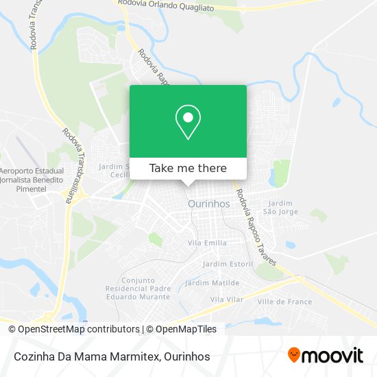 Cozinha Da Mama Marmitex map