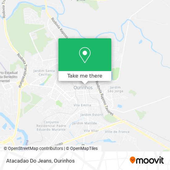 Atacadao Do Jeans map