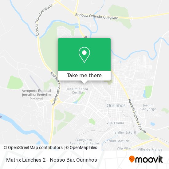 Matrix Lanches 2 - Nosso Bar map