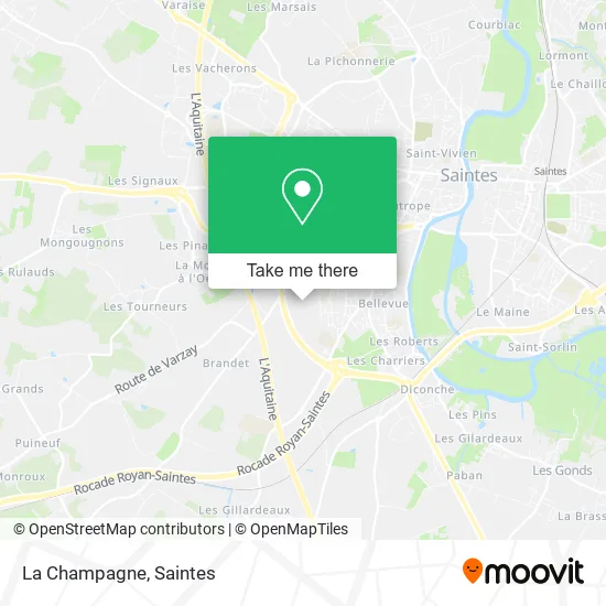 La Champagne map