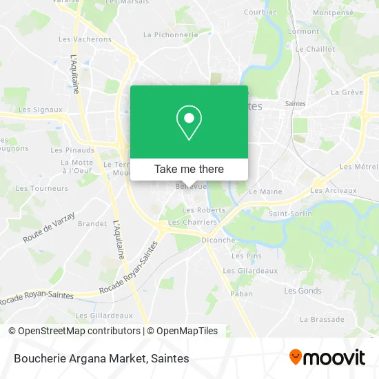 Boucherie Argana Market map