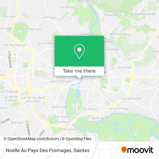 Noëlle Au Pays Des Fromages map