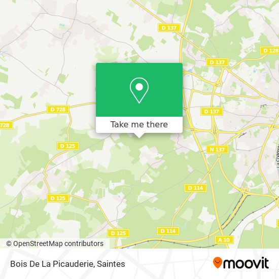 Bois De La Picauderie map
