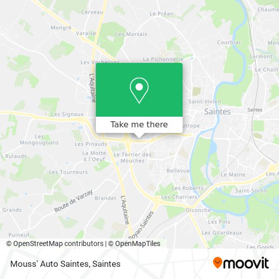 Mouss' Auto Saintes map