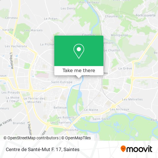 Mapa Centre de Santé-Mut F. 17