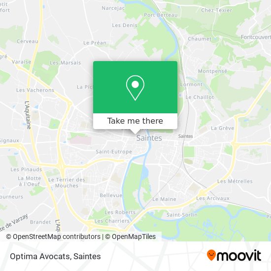 Optima Avocats map