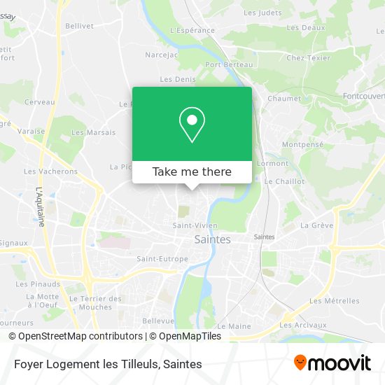 Foyer Logement les Tilleuls map