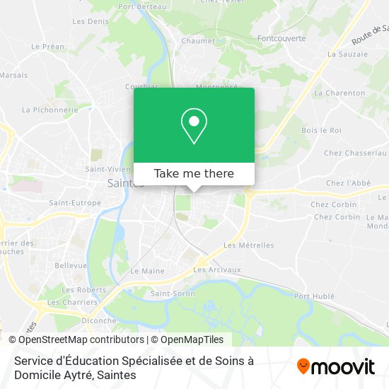 Service d'Éducation Spécialisée et de Soins à Domicile Aytré map