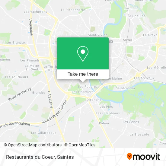Restaurants du Coeur map