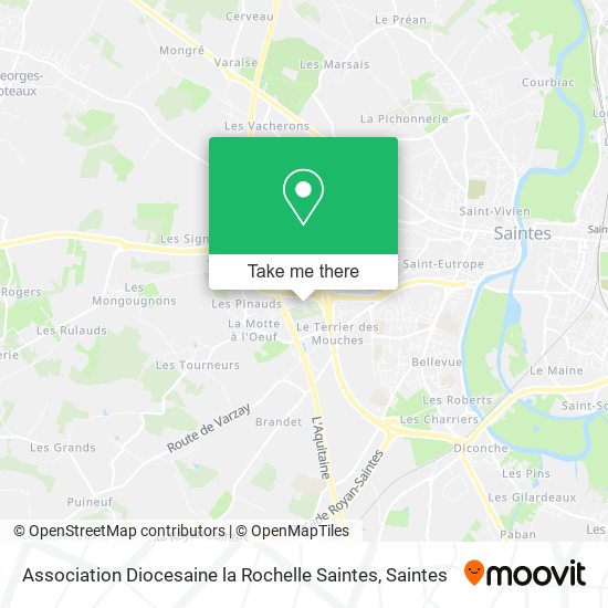 Association Diocesaine la Rochelle Saintes map