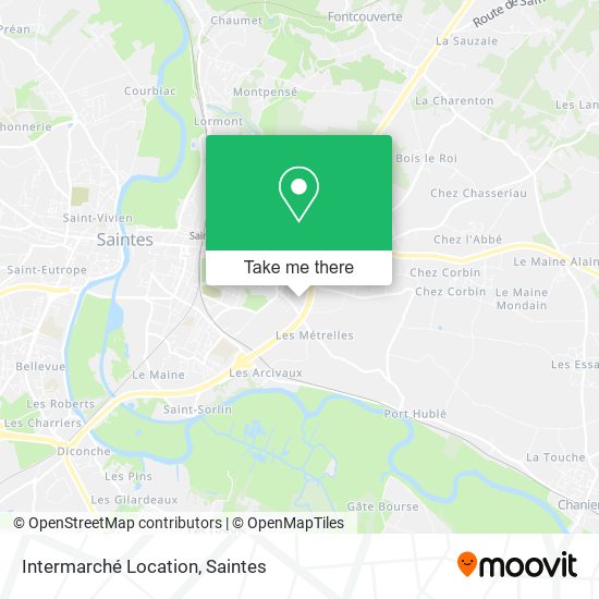 Intermarché Location map