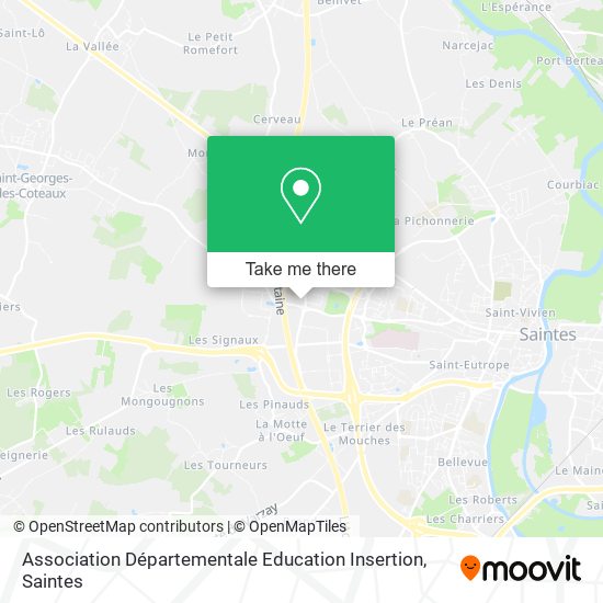 Association Départementale Education Insertion map