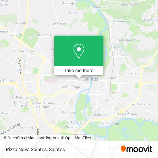 Pizza Nova Saintes map