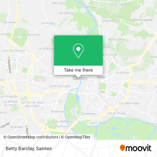 Betty Barclay map