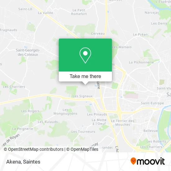 Akena map