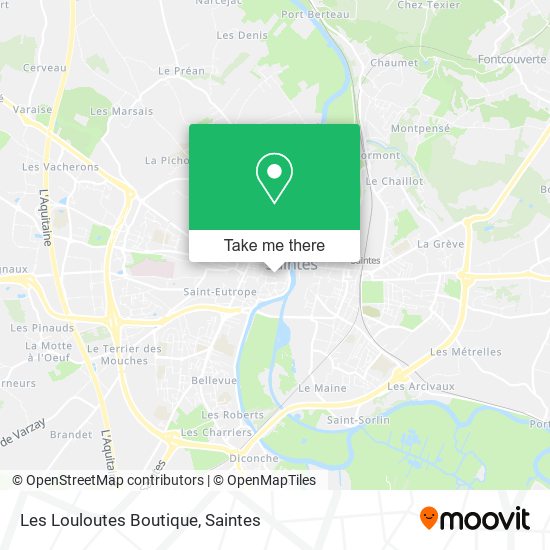 Mapa Les Louloutes Boutique
