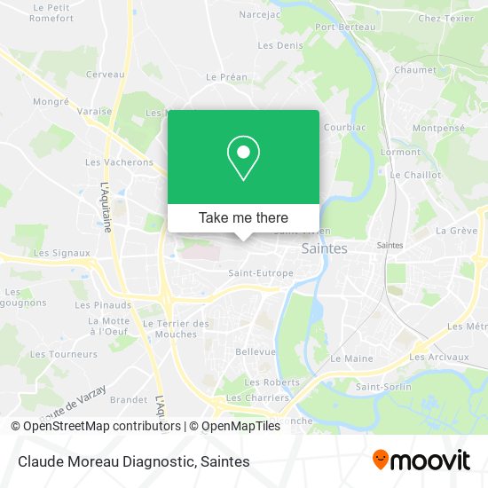 Claude Moreau Diagnostic map