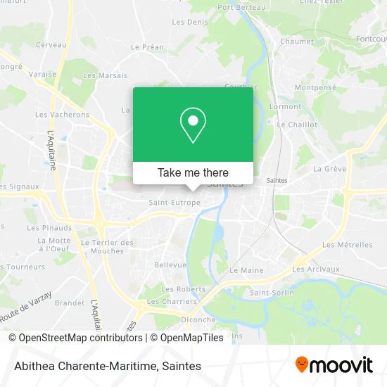 Abithea Charente-Maritime map