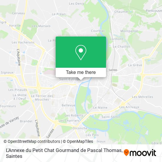 L'Annexe du Petit Chat Gourmand de Pascal Thomas map