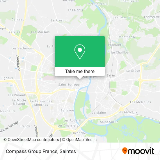 Compass Group France map