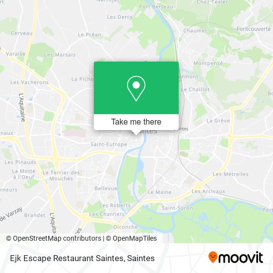 Ejk Escape Restaurant Saintes map