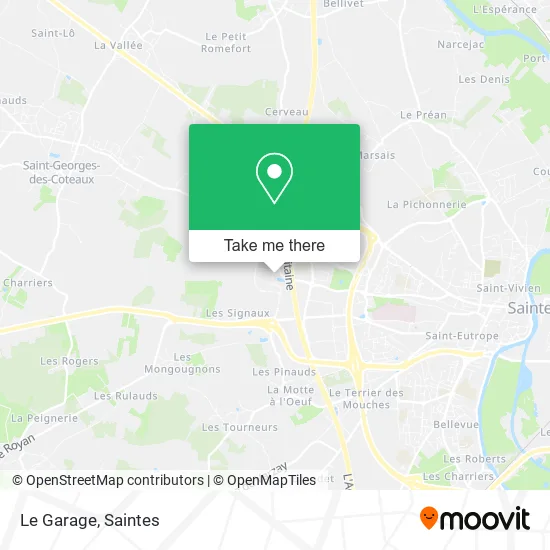 Le Garage map