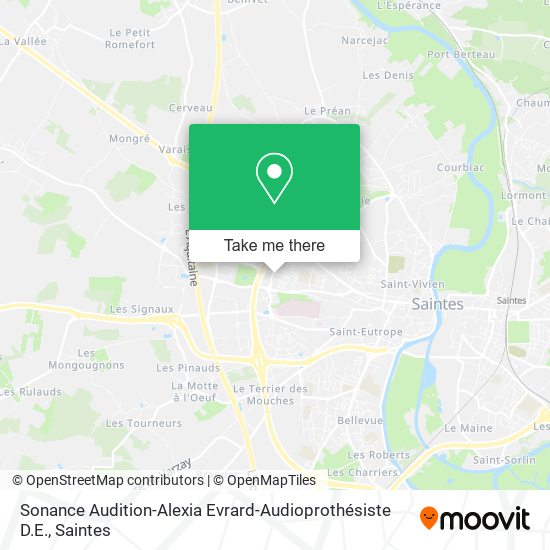 Sonance Audition-Alexia Evrard-Audioprothésiste D.E. map