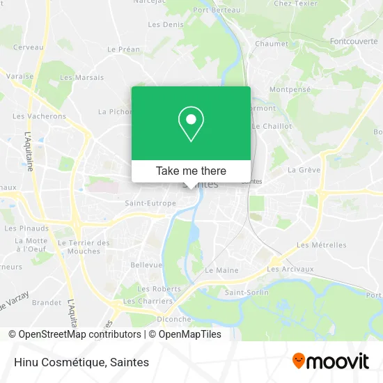 Hinu Cosmétique map